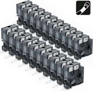 20-Pack A18053 Rhino Heat Shrink Labels Tube 3/8" 20-Pack A18053 Rhino Heat Shrink Labels Tube 3/8"