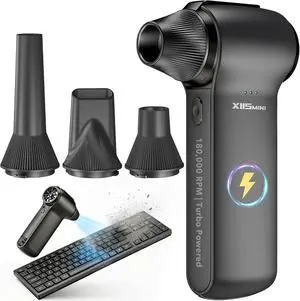 Compressed Air Duster, 180000RPM Rechargeable Cordless Electric Blower Compressed Air Duster, 180000RPM Rechargeable Cordless Electric Blower