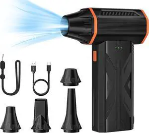 Electric Air Duster, 110000 RPM Cordless Rechargeable Compressed Air Duster with 3 Speed Modes, Portable Handheld Air Blower for Computer Cleaning, Keyboard, PC, Electronics, Car, Office & Home Electric Air Duster, 110000 RPM Cordless Rechargeable Compressed Air Duster with 3 Speed Modes, Portable Handheld Air Blower for Computer Cleaning, Keyboard, PC, Electronics, Car, Office & Home
