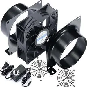 4" Axial Exhaust Fan, DC12V Air Fume Smoke Extractor 4" Axial Exhaust Fan, DC12V Air Fume Smoke Extractor