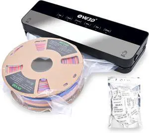 3D Filament Vacuum Sealer for Filament Storage Bags, Auto Completely Sealed, No air Leakage, 3D Printer Filament Storage Bags 30Pcs Vacuum Sealed Kit with 30 Desiccants 3D Filament Vacuum Sealer for Filament Storage Bags, Auto Completely Sealed, No air Leakage, 3D Printer Filament Storage Bags 30Pcs Vacuum Sealed Kit with 30 Desiccants