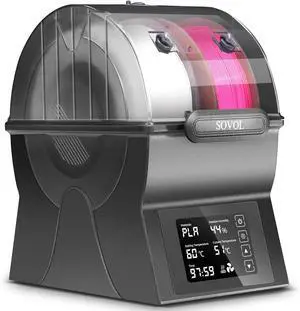 Filament Dryer, SH02 Dry Box Filament Sealed Storage Box 3D Printer Spool Holder with PTC Heater, Filament Dehydrator with Touch Screen, One Key Set, Compatible with PLA PETG TPU ABS 1.75/2.85mm Filament Dryer, SH02 Dry Box Filament Sealed Storage Box 3D Printer Spool Holder with PTC Heater, Filament Dehydrator with Touch Screen, One Key Set, Compatible with PLA PETG TPU ABS 1.75/2.85mm