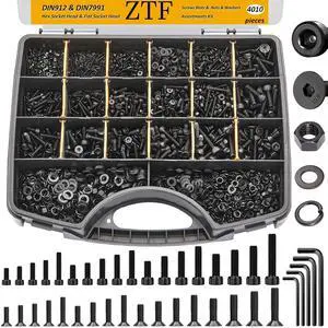4005pcs Metric Screw Assortment, M2 M3 M4 M5 Assorted Screws 4005pcs Metric Screw Assortment, M2 M3 M4 M5 Assorted Screws