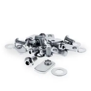 8020, 3620, 15 Series, 5/16-18 x .625" Long 8utton Head Socket Cap Screw (BHSCS), with .345" Washer and Economy Slide-in T-Nut, Stainless Steel SS 8020 Channel Hardware HW (10) 8020, 3620, 15 Series, 5/16-18 x .625" Long 8utton Head Socket Cap Screw (BHSCS), with .345" Washer and Economy Slide-in T-Nut, Stainless Steel SS 8020 Channel Hardware HW (10)