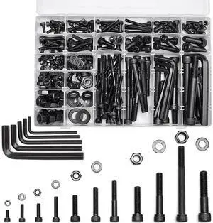 434PCS M5 M6 M8 M10 M12 Metric Bolt Assortment for Precision Machinery 434PCS M5 M6 M8 M10 M12 Metric Bolt Assortment for Precision Machinery