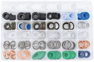 330PCS 36 Popular Sizes Mater Oil Drain Plug Gaskets, Washer Assortment Kits Replace 097-119, 097-139, 097-021, 097-025, N0138157, 11026-01M02, APC93000, 94109-14000, 097-128, MD050317 330PCS 36 Popular Sizes Mater Oil Drain Plug Gaskets, Washer Assortment Kits Replace 097-119, 097-139, 097-021, 097-025, N0138157, 11026-01M02, APC93000, 94109-14000, 097-128, MD050317