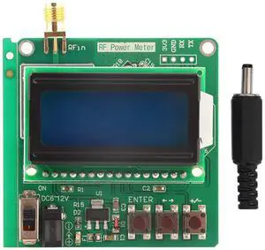 RF Power Meter, 1-8000MHz -605 DBm Settable Power Attenuation Digital Display of Strength, RF Logarithmic Detector Amplifiers RF Power Meter, 1-8000MHz -605 DBm Settable Power Attenuation Digital Display of Strength, RF Logarithmic Detector Amplifiers