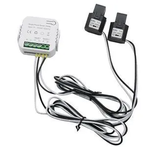 AC110V 220V 120A Tuya App Smart Two-Way Bilateral WiFi Energy Meter with 2PCS 120A 16MM CT Current Transformers Clamps Sensors KWh Power Eenrgy Electricity Consumption Monitor Meter Voltmeter Ammeter AC110V 220V 120A Tuya App Smart Two-Way Bilateral WiFi Energy Meter with 2PCS 120A 16MM CT Current Transformers Clamps Sensors KWh Power Eenrgy Electricity Consumption Monitor Meter Voltmeter Ammeter