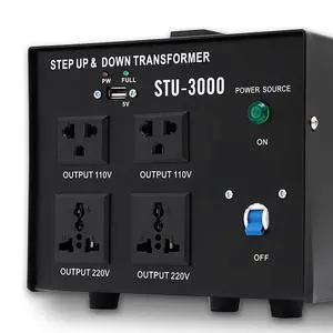 Voltage Converter 3000 Watt Voltage Transformer, AC 220V/110V Power Converter, Circuit Break Protection, 5V USB Port, Heavy Duty Step Up/Step Down Voltage Transformer Converter, CE Certified Voltage Converter 3000 Watt Voltage Transformer, AC 220V/110V Power Converter, Circuit Break Protection, 5V USB Port, Heavy Duty Step Up/Step Down Voltage Transformer Converter, CE Certified