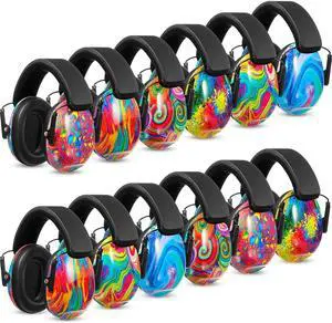 12 Pcs Kids Noise Cancelling Headphones Ear Muffs Colorful Style 12 Pcs Kids Noise Cancelling Headphones Ear Muffs Colorful Style