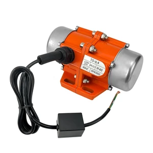 40W Industrial Concrete Vibrator AC Single-Phase 110V, 3600RPM for Vibrating Table, Feeder & Silo 40W Industrial Concrete Vibrator AC Single-Phase 110V, 3600RPM for Vibrating Table, Feeder & Silo