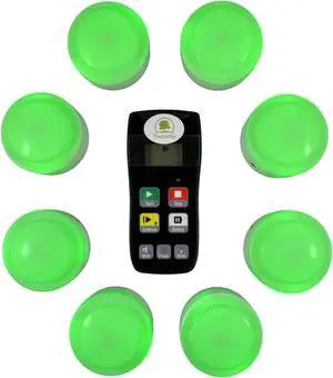 Wireless Game Show Buzzer Set, 8 Answer Buzzers with Light & Sound Wireless Game Show Buzzer Set, 8 Answer Buzzers with Light & Sound