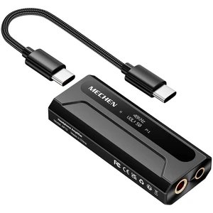 AP10 USB DAC Dongle 3.5mm/4.4mm Balanced HiFi Amp, Black AP10 USB DAC Dongle 3.5mm/4.4mm Balanced HiFi Amp, Black