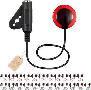 Piezo Contact Microphone Pickups for Guitar, Violin, Viola, Cello, Banjo, Ukulele, Mandolin and More (24 Pack) Piezo Contact Microphone Pickups for Guitar, Violin, Viola, Cello, Banjo, Ukulele, Mandolin and More (24 Pack)