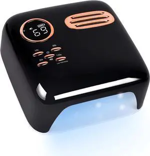 72W Cordless UV LED Nail Lamp for Gel Polish, Rechargeable Nail Polish Dryer Gel Machine for Manicure and Pedicure, Fast Nail Polish Curling Lamp with 4 Timer Setting Automatic Sensor 72W Cordless UV LED Nail Lamp for Gel Polish, Rechargeable Nail Polish Dryer Gel Machine for Manicure and Pedicure, Fast Nail Polish Curling Lamp with 4 Timer Setting Automatic Sensor