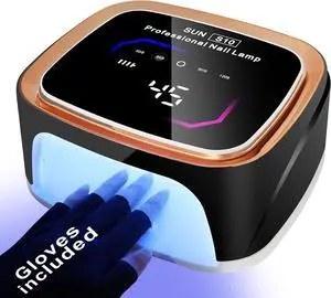 Cordless Black Nail Lamp for Gel X, Professional LED UV Nail Curing Lamp for Gel Nail Polish, Fast Nail Dryer with 4 Timers & Sensor, Rechargeable UV Lights for Salon & Home Cordless Black Nail Lamp for Gel X, Professional LED UV Nail Curing Lamp for Gel Nail Polish, Fast Nail Dryer with 4 Timers & Sensor, Rechargeable UV Lights for Salon & Home