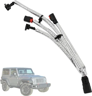 68085202AD Ignition Knock Detonation Sensor Harness Compatible with Jeep Wrangler 2012-2016 & Ram 1500 2013-2016 3.6L V6, Replaces 68085202AB 68085202AC 68085202AD Ignition Knock Detonation Sensor Harness Compatible with Jeep Wrangler 2012-2016 & Ram 1500 2013-2016 3.6L V6, Replaces 68085202AB 68085202AC