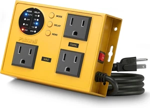 Automatic Vacuum Switch for Power Tools, 30W/60W Sync, Adjustable 3.3FT Delay Automatic Vacuum Switch for Power Tools, 30W/60W Sync, Adjustable 3.3FT Delay