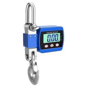 1100LBS Digital Crane Scale Hanging Weight Scale Industrial Heavy Duty with Accurate Sensor Digital, Professional for Farm, Hunting, Bow Draw Weight, Big Fish & Hoyer Lift Blue 1100LBS Digital Crane Scale Hanging Weight Scale Industrial Heavy Duty with Accurate Sensor Digital, Professional for Farm, Hunting, Bow Draw Weight, Big Fish & Hoyer Lift Blue
