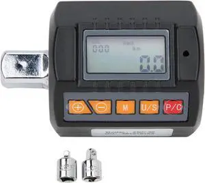 Digital Torques Adapter, Wrench Adapter, Torsion Meter Portable, 1/2 Drive, High Accuracy with 2 x Conversion Head (1/4 and 3/8) & 1 x Screwdriver for Family Labor Digital Torques Adapter, Wrench Adapter, Torsion Meter Portable, 1/2 Drive, High Accuracy with 2 x Conversion Head (1/4 and 3/8) & 1 x Screwdriver for Family Labor
