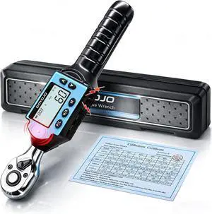 3/8 Inch Digital Torque Wrench, 1.344 ft-lbs/1.860 N.m High-Precision Professional Tool for Auto Repair, Bicycle, Motorcycle Maintenance DIY Projects ±2% High Accuracy LED Flash Notification 3/8 Inch Digital Torque Wrench, 1.344 ft-lbs/1.860 N.m High-Precision Professional Tool for Auto Repair, Bicycle, Motorcycle Maintenance DIY Projects ±2% High Accuracy LED Flash Notification