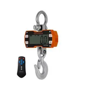 2000kg 4000 lb Heavy Duty Crane Scale, Orange 2000kg 4000 lb Heavy Duty Crane Scale, Orange