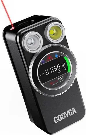 TorchEye UDA 7-in-1 EDC Flashlight with Laser Distance Meter, Digital Angle Finder, 650 LM White & 365 nm UV Light, Area Calculator, Height Measurement, IPX6, Rechargeable Magnetic Work Light TorchEye UDA 7-in-1 EDC Flashlight with Laser Distance Meter, Digital Angle Finder, 650 LM White & 365 nm UV Light, Area Calculator, Height Measurement, IPX6, Rechargeable Magnetic Work Light