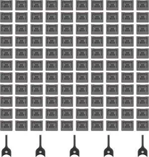 100-Pack USB-A Port Locks with 5 Keys,Laptop Security Locks for Physical Security and Malware Protection, Removable USB-A Port Locks for PC Laptops,Protecting Data and Information Security (Black) 100-Pack USB-A Port Locks with 5 Keys,Laptop Security Locks for Physical Security and Malware Protection, Removable USB-A Port Locks for PC Laptops,Protecting Data and Information Security (Black)