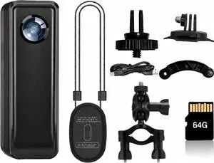 4K Action Camera, Body Camera with 64GB Memory Card, Vlogging Camera with Helmet Mount, Mini Size Cam with Spring Clip, Hands-Free POV Recording, Recorder DV for Travel, Sports and Cycling 4K Action Camera, Body Camera with 64GB Memory Card, Vlogging Camera with Helmet Mount, Mini Size Cam with Spring Clip, Hands-Free POV Recording, Recorder DV for Travel, Sports and Cycling