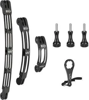 Aluminum Alloy Curved Extension Arm Kit (7.9/5.3/3) (Black) Aluminum Alloy Curved Extension Arm Kit (7.9/5.3/3) (Black)