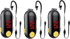 Mini Walkie Talkies, Portable Two-Way Radios with Earpieces 3 Pack Mini Walkie Talkies, Portable Two-Way Radios with Earpieces 3 Pack