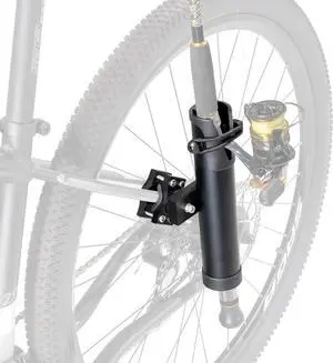 Fishing Rod Holder for Bike Quality Aluminium Alloy Adjustable Design Fishing Rod Holder for Bike Quality Aluminium Alloy Adjustable Design