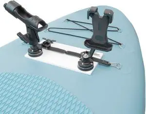 SUP Angler Lite Universal Paddle Board Mount with Paddle Board Fishing Rod Holders, Phone Holders, Cup Holders; Paddle Board Accessories SUP Angler Lite Universal Paddle Board Mount with Paddle Board Fishing Rod Holders, Phone Holders, Cup Holders; Paddle Board Accessories