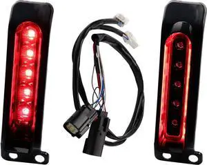 Smoked LED Saddlebag Support Insert Turn Signal Lights, Keystone Auxiliary Filler Panel Brake Tail Lights for Harley Touring FLHR Road King FLHT FLHTC Electra Glide FLHRS 2014-2023 Smoked LED Saddlebag Support Insert Turn Signal Lights, Keystone Auxiliary Filler Panel Brake Tail Lights for Harley Touring FLHR Road King FLHT FLHTC Electra Glide FLHRS 2014-2023