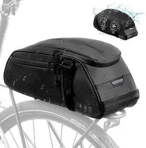 Rear Bike Rack Bag, 8L Waterproof Bike Storage Saddle Bag for Bicycle Rear Bike Rack Bag, 8L Waterproof Bike Storage Saddle Bag for Bicycle