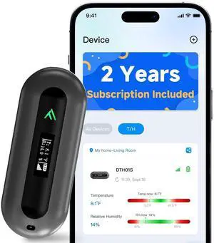 Cellular Temperature Monitor for RV Pet Safety 4G Remote Temperature, Humidity & Power Outage Monitor for Vacation Home & Server Room Cellular Temperature Monitor for RV Pet Safety 4G Remote Temperature, Humidity & Power Outage Monitor for Vacation Home & Server Room