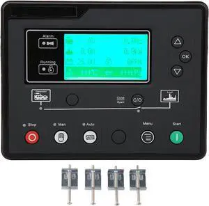 Generator Set Controller HQM6110U Control Panel Module 0.570V Start Stop Automatic Detection for Single Generator Generator Set Controller HQM6110U Control Panel Module 0.570V Start Stop Automatic Detection for Single Generator