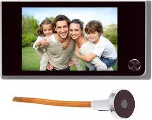 3.5 inch Digital Doorbell LCD 120 Degree Eye Electronic Peephole Doorbell Color IR Camera Door Viewer Powered by 4Pcsx AAA Batteries(not Included) 3.5 inch Digital Doorbell LCD 120 Degree Eye Electronic Peephole Doorbell Color IR Camera Door Viewer Powered by 4Pcsx AAA Batteries(not Included)