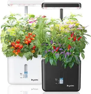 2 PACK Plant Pots Indoor Garden Planter Growing Systems Small Smart Soil Gardening System with 17 Watts LED Grow Light Auto Timer Self-Watering Soil Planter Pot Gifts for Mom Women (No Seeds&Soil) 2 PACK Plant Pots Indoor Garden Planter Growing Systems Small Smart Soil Gardening System with 17 Watts LED Grow Light Auto Timer Self-Watering Soil Planter Pot Gifts for Mom Women (No Seeds&Soil)