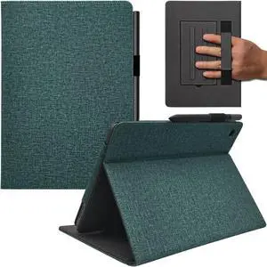 Hand Strap Case for 10.1" TCL TAB 10 Gen 4 (Model: 8483A) Tablet, PU Leather Bidirectional Multi-Angle Stand Cover with Auto Sleep & Wake/Elastic Pen Holder (Sage Green) Hand Strap Case for 10.1" TCL TAB 10 Gen 4 (Model: 8483A) Tablet, PU Leather Bidirectional Multi-Angle Stand Cover with Auto Sleep & Wake/Elastic Pen Holder (Sage Green)