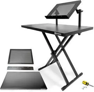 AxcessAbles Portable Two-Tier DJ Table Stand AxcessAbles Portable Two-Tier DJ Table Stand