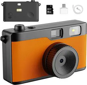 Vintage Digital Camera, Reusable 12MP Screen Free Retro Digital Camera Vintage Digital Camera, Reusable 12MP Screen Free Retro Digital Camera