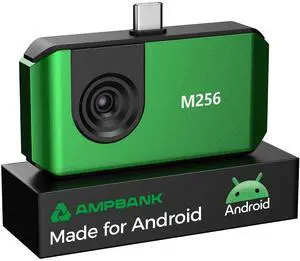 M256 Thermal Camera, 512x384 TISR Resolution Thermal Imager, 256x192 IR Resolution, -4°F~842°F Temp Range, Thermal Imaging Camera for Android Smartphones and PC(Green) M256 Thermal Camera, 512x384 TISR Resolution Thermal Imager, 256x192 IR Resolution, -4°F~842°F Temp Range, Thermal Imaging Camera for Android Smartphones and PC(Green)