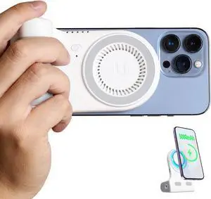 Magnetic Phone Stand Camera Grip for iPhone Magsafe, Rechargeable Magnetic Phone Stand Camera Grip for iPhone Magsafe, Rechargeable