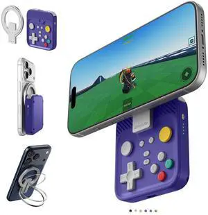 M4 Snap-On Mobile Gaming Controller for Android & iPhone, Switch 1&2, Portable Bluetooth Controller, Pocket-Sized Retro Arcade Phone Gamepad Kickstand, Dual Joystick Turbo Pro Gaming Magnetic (Blue) M4 Snap-On Mobile Gaming Controller for Android & iPhone, Switch 1&2, Portable Bluetooth Controller, Pocket-Sized Retro Arcade Phone Gamepad Kickstand, Dual Joystick Turbo Pro Gaming Magnetic (Blue)
