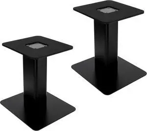 Tlingt Desktop Speaker Stands Pair, 6"x6.7" Metal Tray, 8" Tall Tlingt Desktop Speaker Stands Pair, 6"x6.7" Metal Tray, 8" Tall