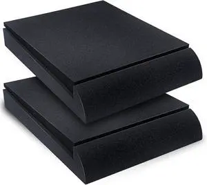 Studio Monitor Sound Isolation Pads - 6"-8" High-Density Foam Pads Prevent Vibrations - Angled Speaker Riser Studio Monitor Sound Isolation Pads - 6"-8" High-Density Foam Pads Prevent Vibrations - Angled Speaker Riser