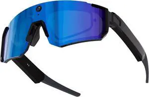AI Smart Glasses with Camera, 1080P Video Recording Sunglasses, ChatGPT Voice Assistant, Dual Mic ENC & Bone Conduction Open-Ear Audio, 139 Languages Translation for Cycling Travel, 300mAh AI Smart Glasses with Camera, 1080P Video Recording Sunglasses, ChatGPT Voice Assistant, Dual Mic ENC & Bone Conduction Open-Ear Audio, 139 Languages Translation for Cycling Travel, 300mAh