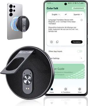 AI Language Translator Device, 3-in-1 AI Translator Device Real Time, Support 146 Languages, Pocket Instant Translator, traductor de idiomas portatil Recording Photo for Meeting Lecture Travel AI Language Translator Device, 3-in-1 AI Translator Device Real Time, Support 146 Languages, Pocket Instant Translator, traductor de idiomas portatil Recording Photo for Meeting Lecture Travel