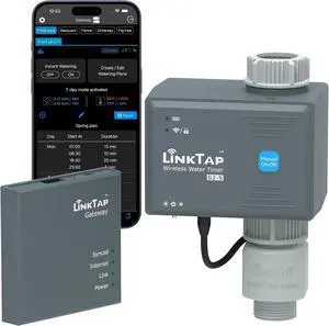 G2S Smart Garden Hose Timer & Gateway, 2-Year Battery Life G2S Smart Garden Hose Timer & Gateway, 2-Year Battery Life